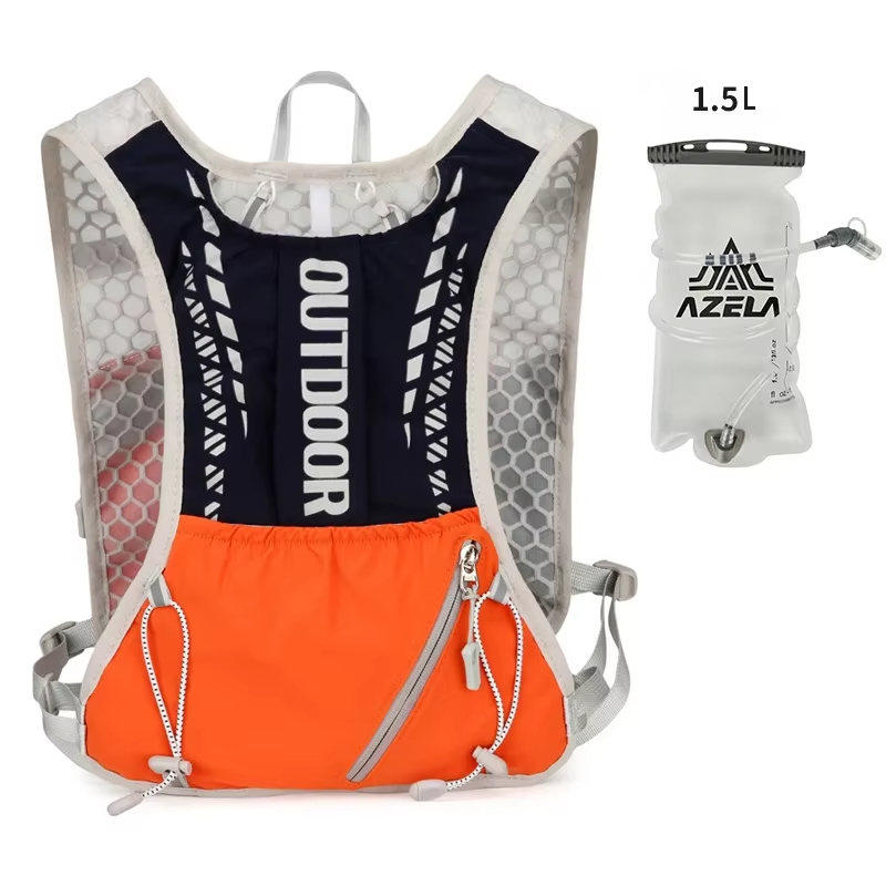 Mountain Biking Rucksack - Zaino Idratazione per Corsa, Riflettente, per
