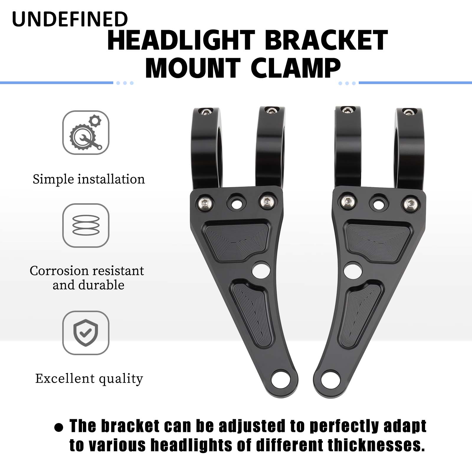 33mm-58mm staffa per faro mors - Mountain Biking Denver recensione e prezzo